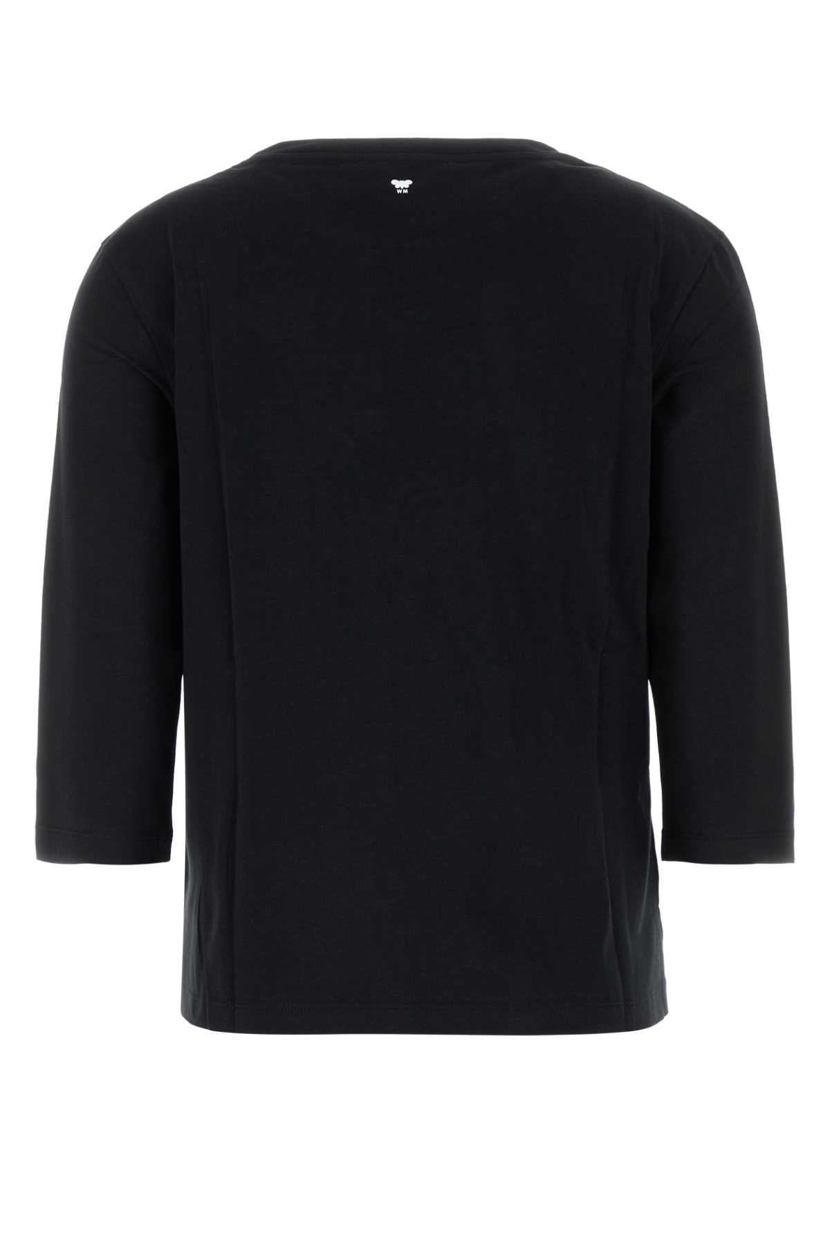 WEEKEND Black Stretch Cotton Multia T-Shirt - Size Options Available