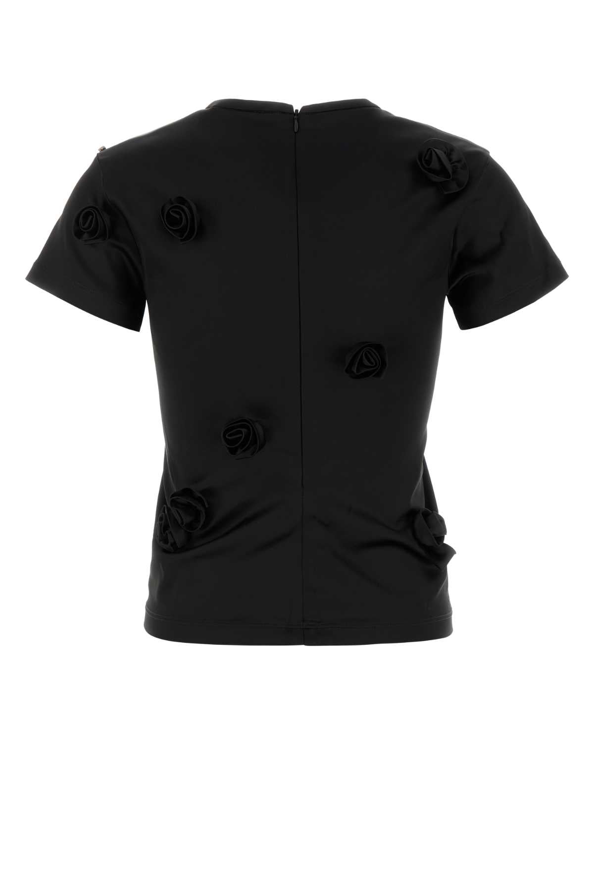 SPORTMAX Satin Mendoza T-Shirt for Women - FW24 Collection