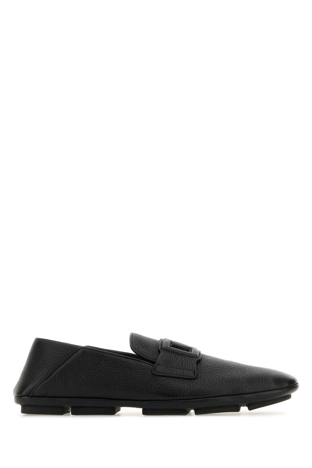 DOLCE & GABBANA Leather Driver Loafers for Men