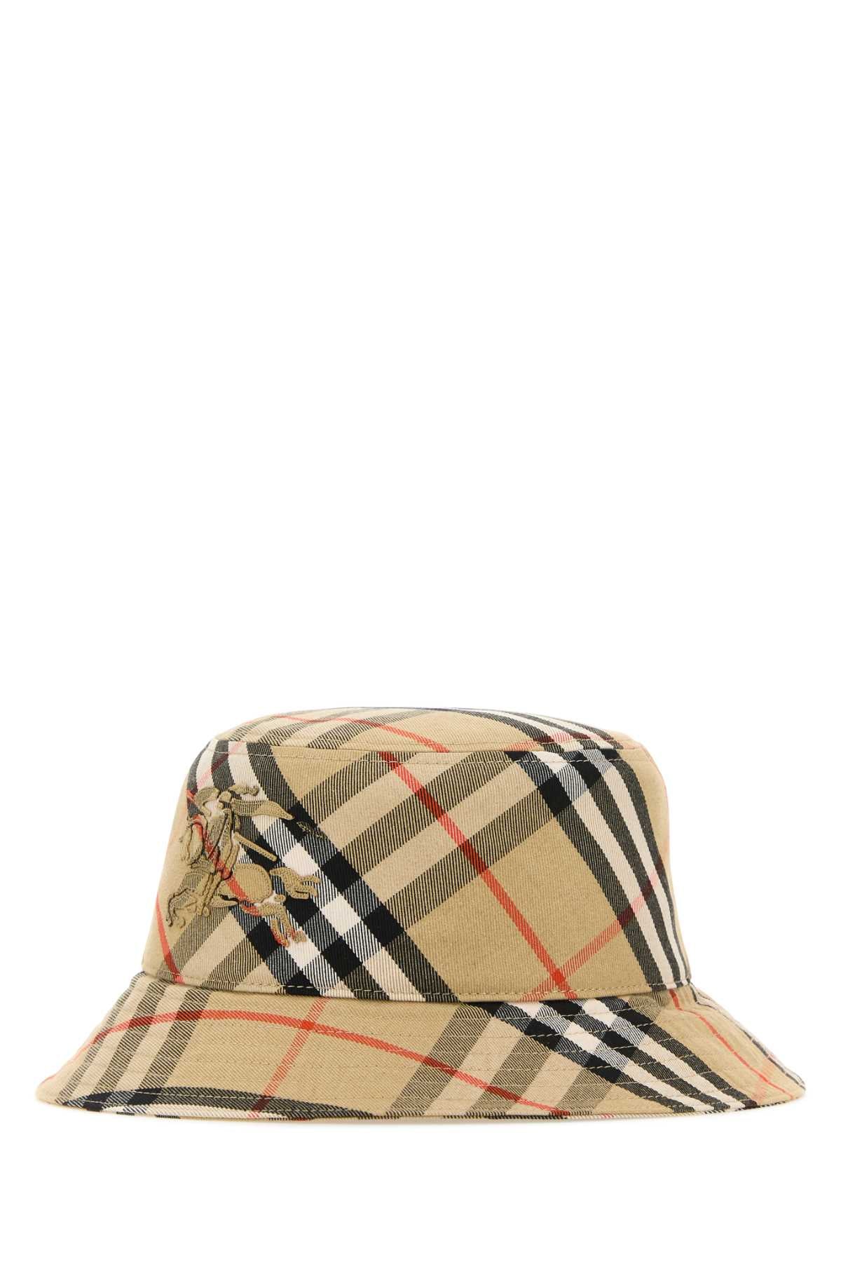 BURBERRY Printed Polyester Blend Bucket Hat for Men - 25W