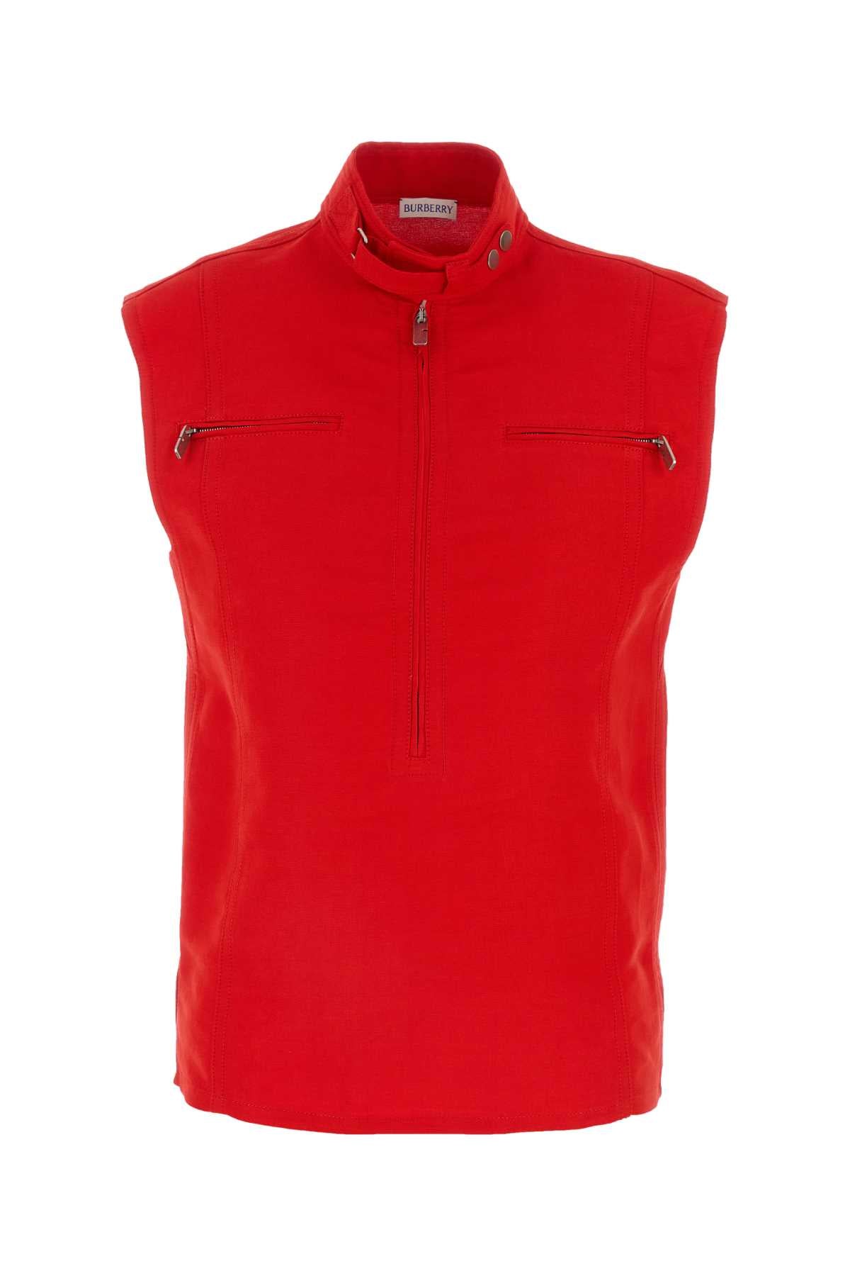 BURBERRY Stylish Canvas Vest for Women