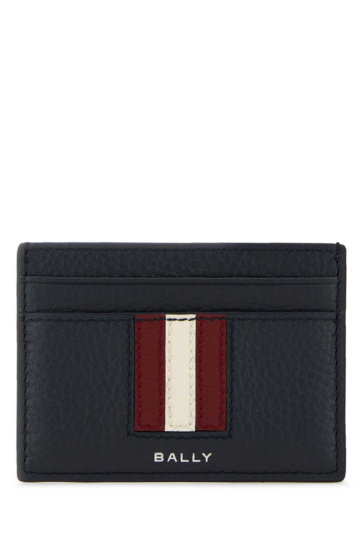 BALLY Leather Card Holder - 10cm x 7cm
