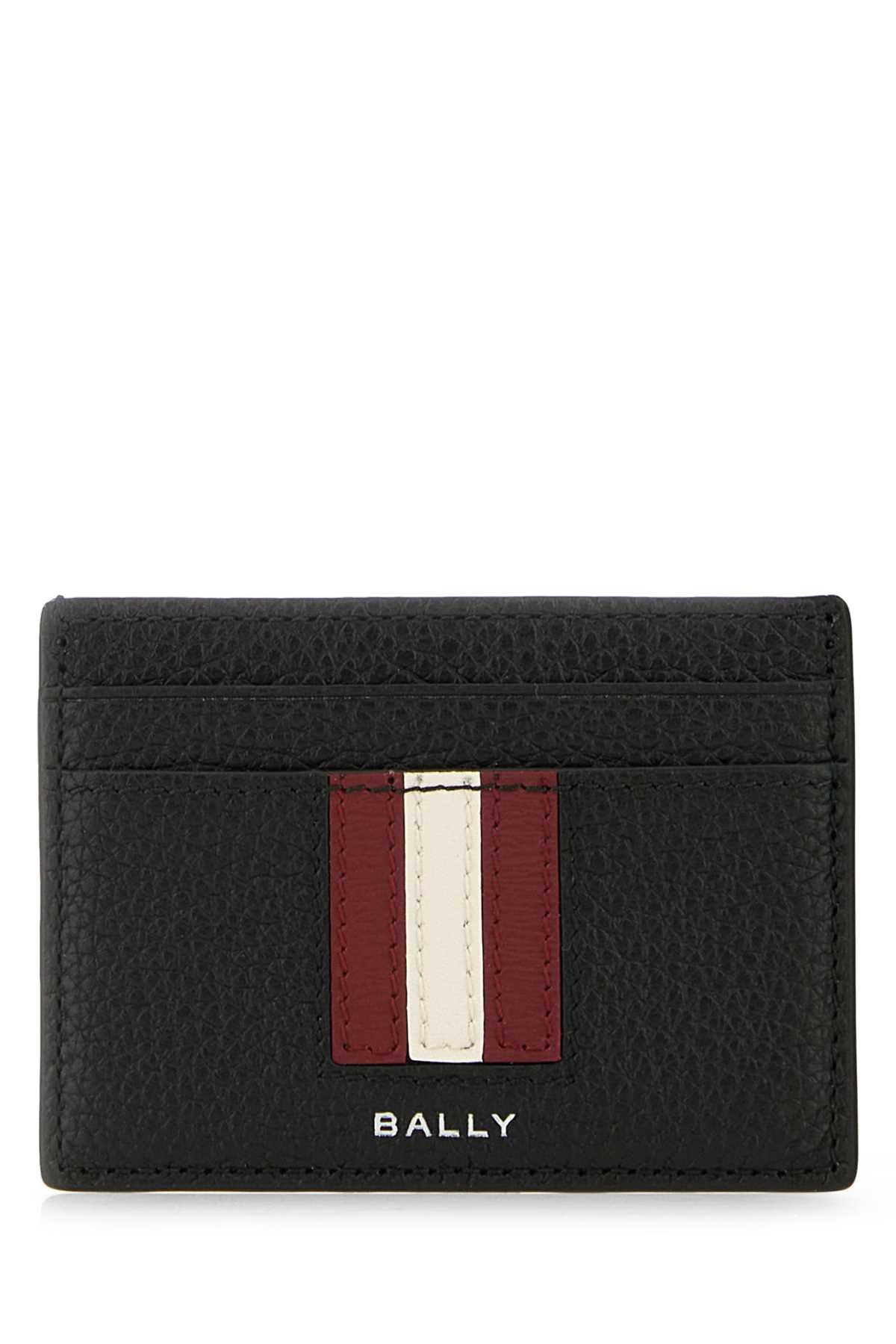 BALLY Mini Leather Card Holder - Compact & Stylish