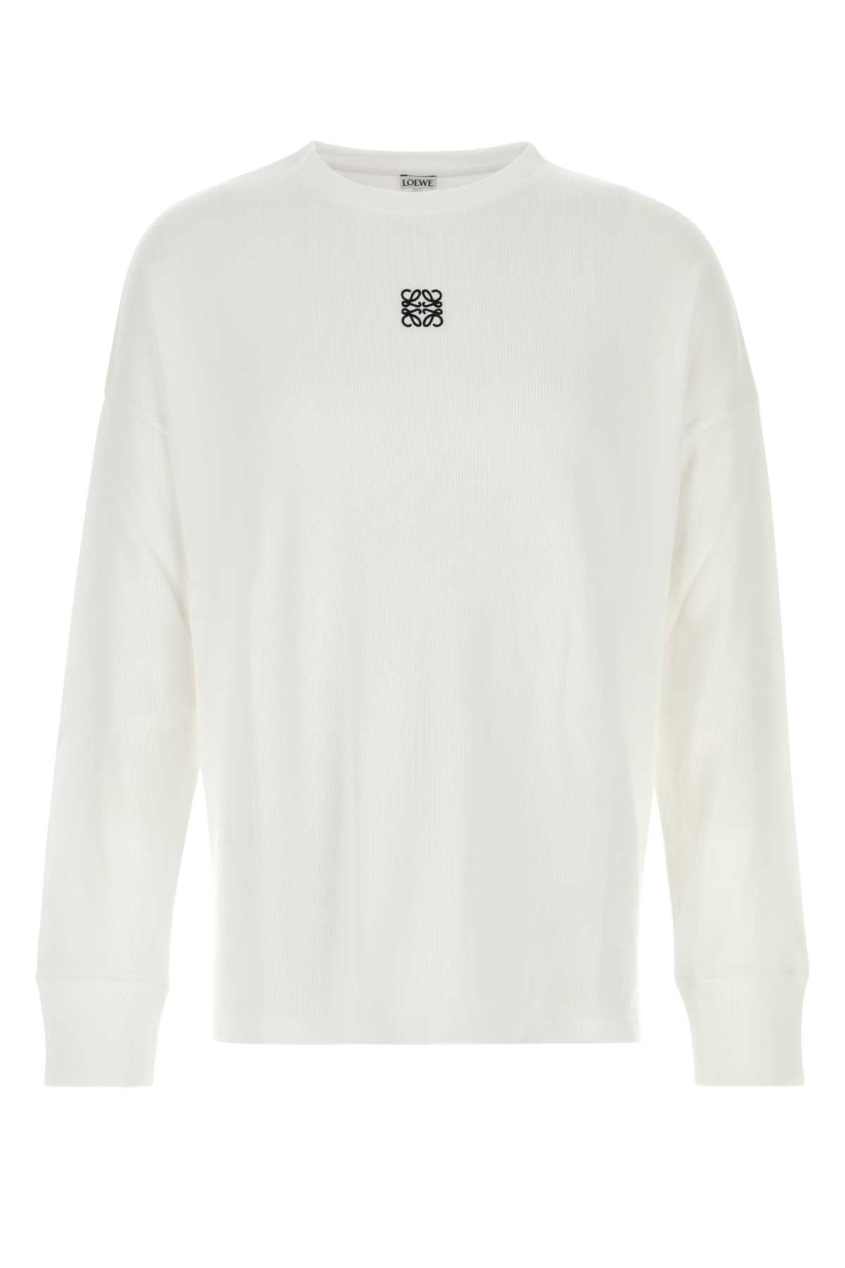 LOEWE Cotton T-Shirt for Men - H526Y22XAY White