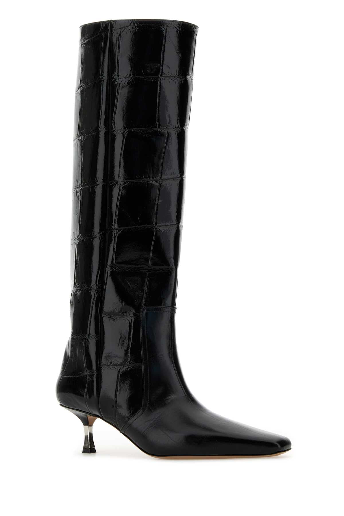 PARIS TEXAS Mini Leather Bettina Boots with 5.5 cm Heel Height