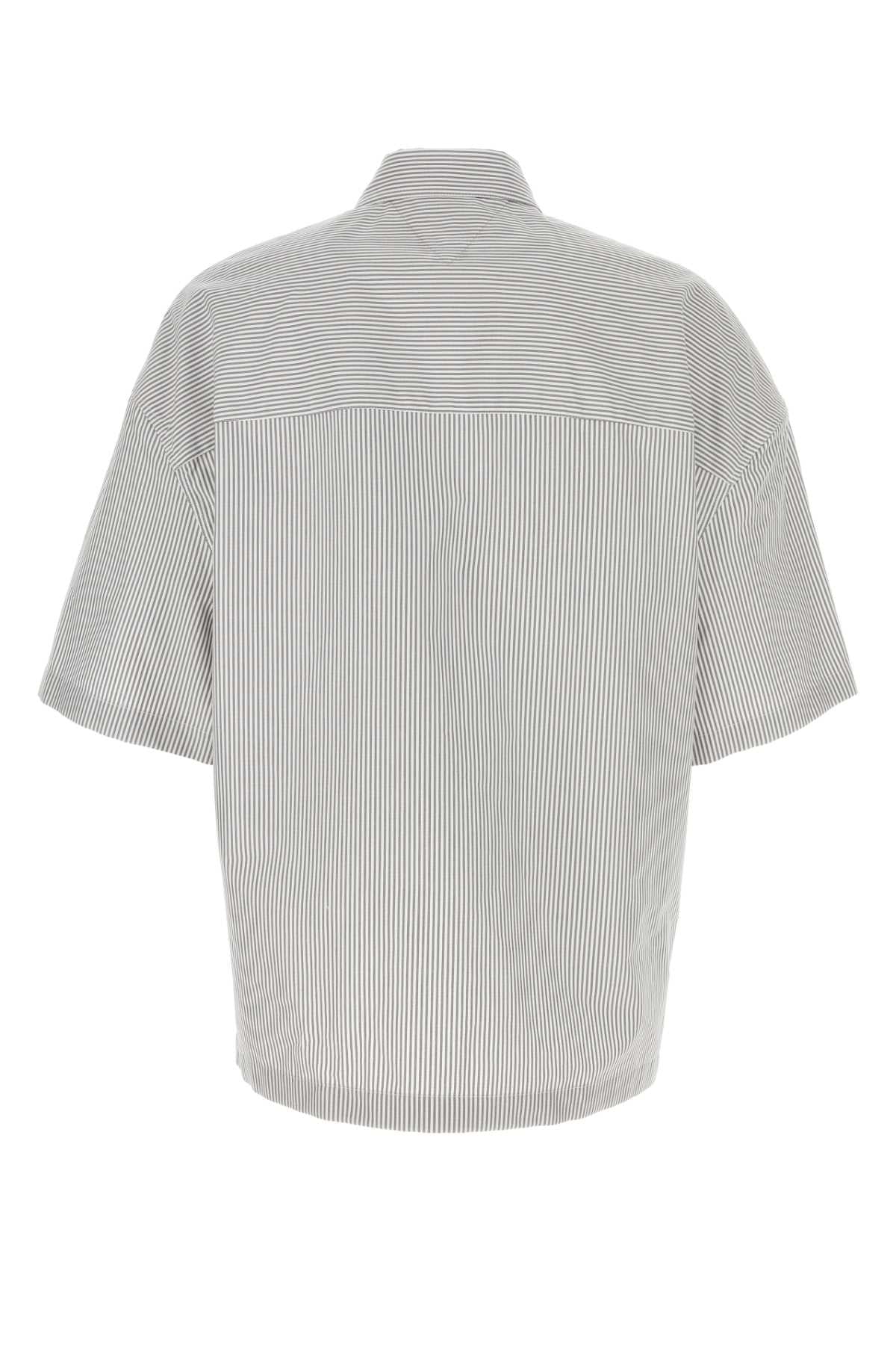 BOTTEGA VENETA Embroidered Poplin Shirt for Men