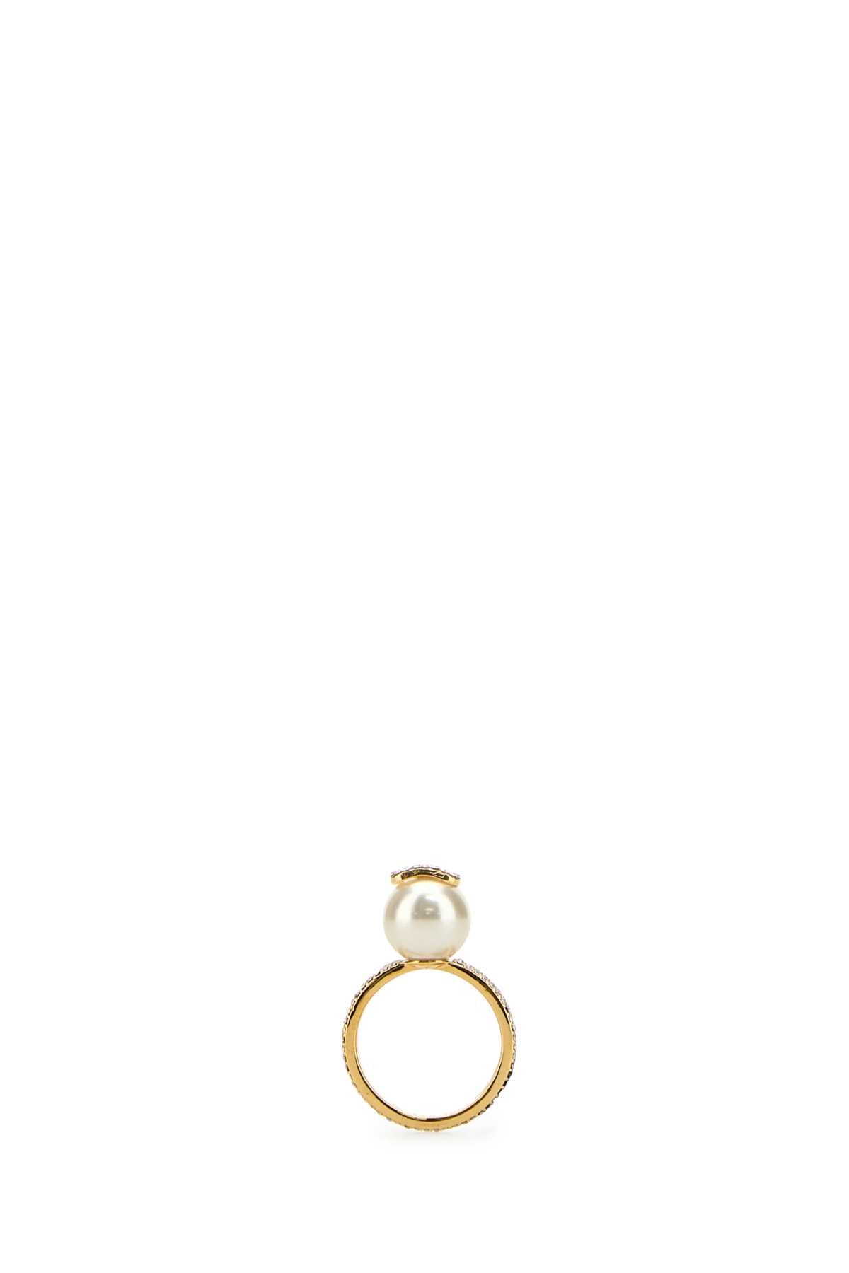 VALENTINO GARAVANI Metal VLogo Signature Ring