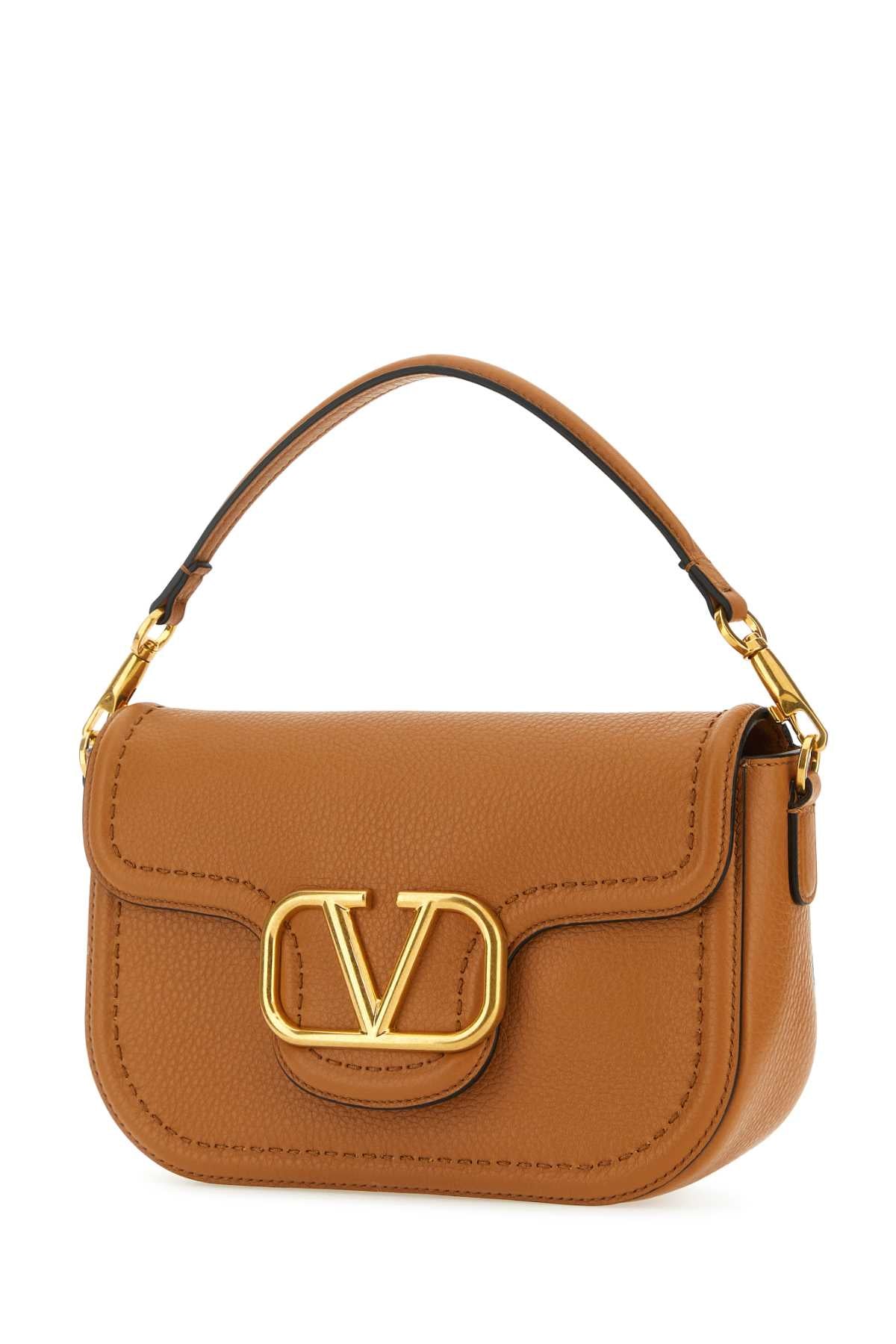 VALENTINO GARAVANI Mini Leather Alltime Shoulder Handbag - 23.5 cm x 18 cm