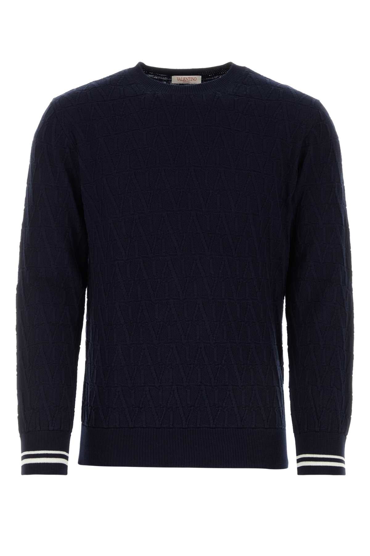 VALENTINO GARAVANI Contemporary Cotton Sweater for Men - Stylish Knitwear