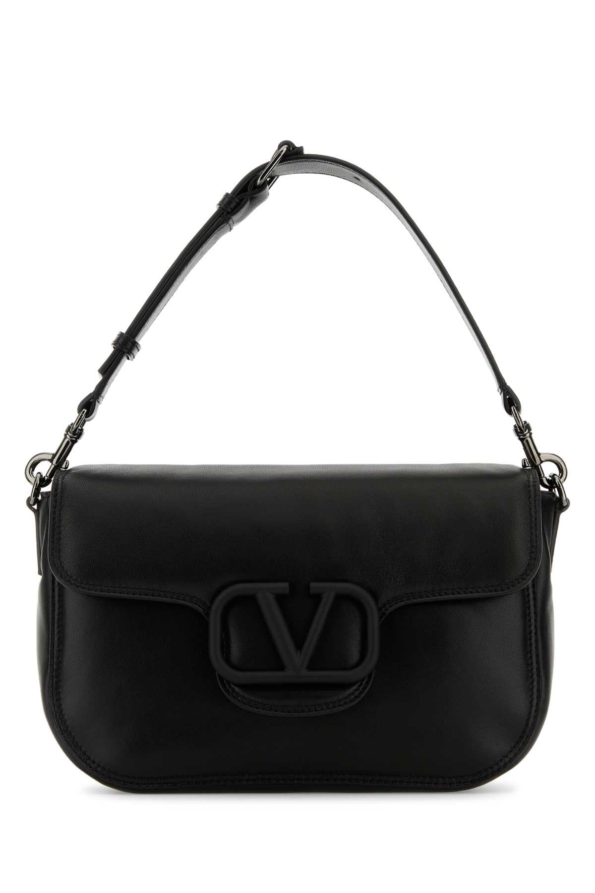 VALENTINO GARAVANI Mini Leather Locò Handbag - 27 cm x 20 cm