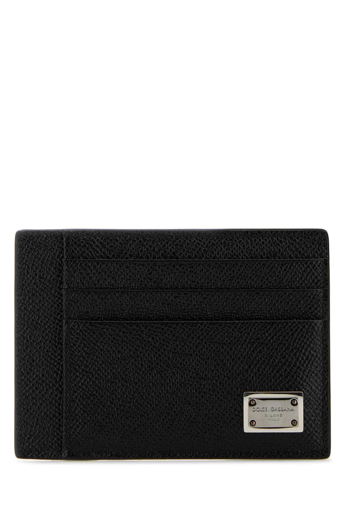 DOLCE & GABBANA Sleek Leather Card Holder - Mini Size (12 cm x 8.5 cm x 1 cm)