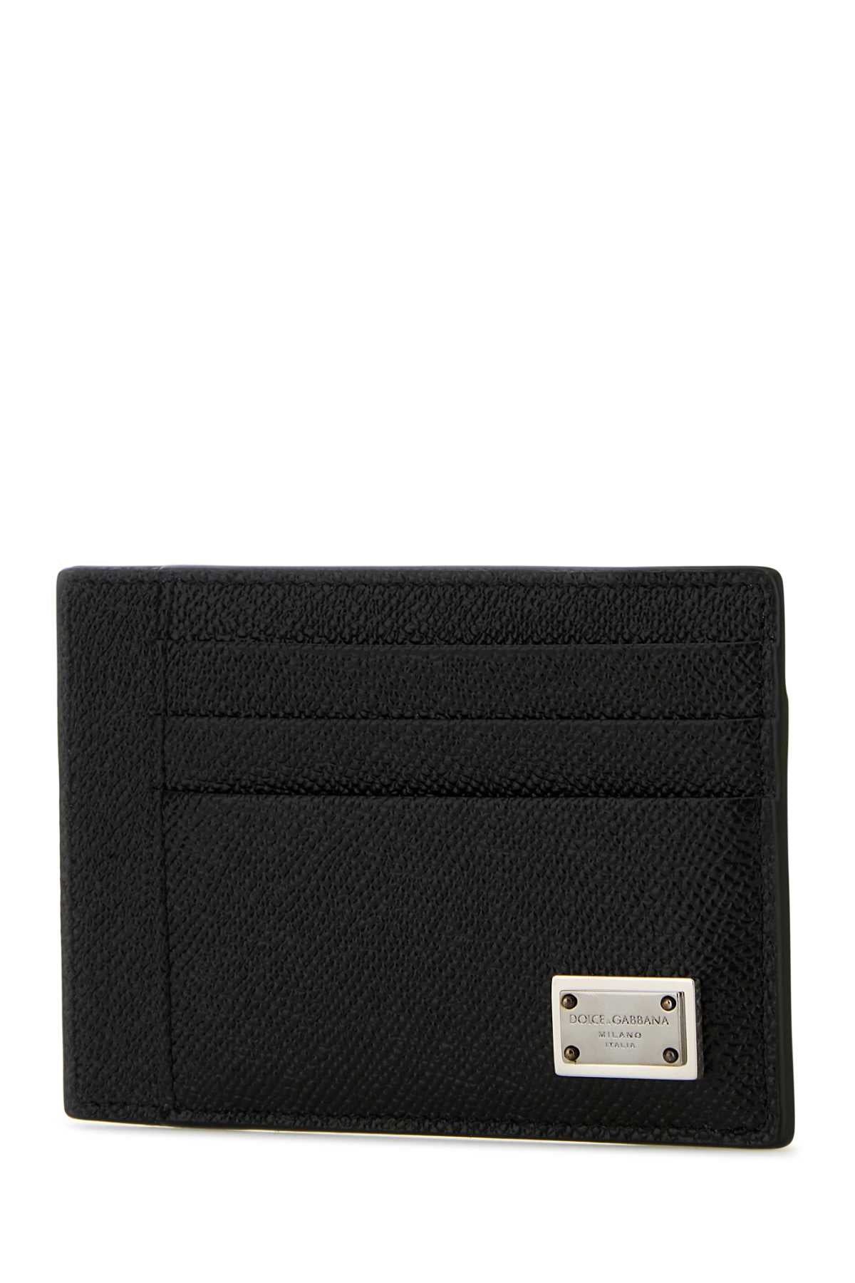 DOLCE & GABBANA Sleek Leather Card Holder - Mini Size (12 cm x 8.5 cm x 1 cm)