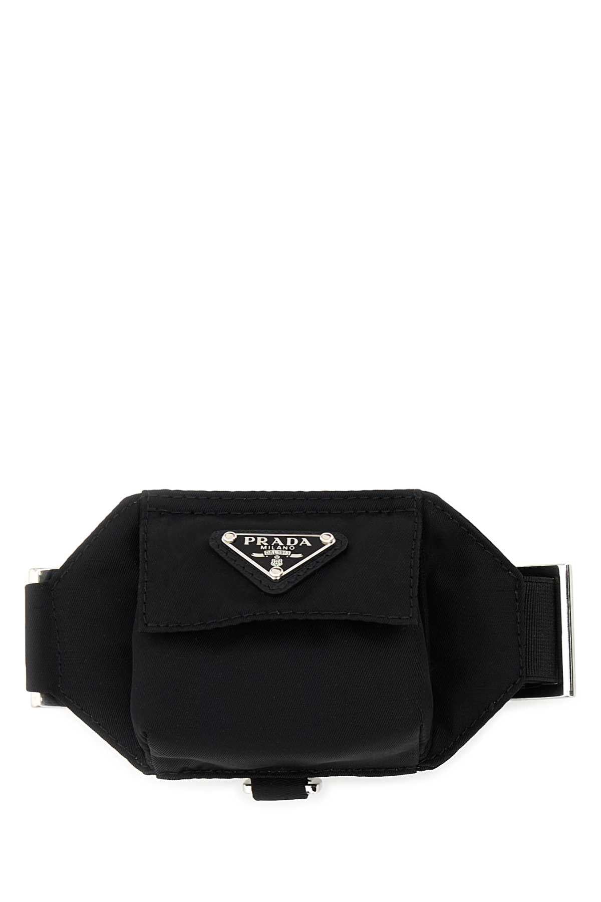 PRADA Contemporary Nylon Cuff Key Ring