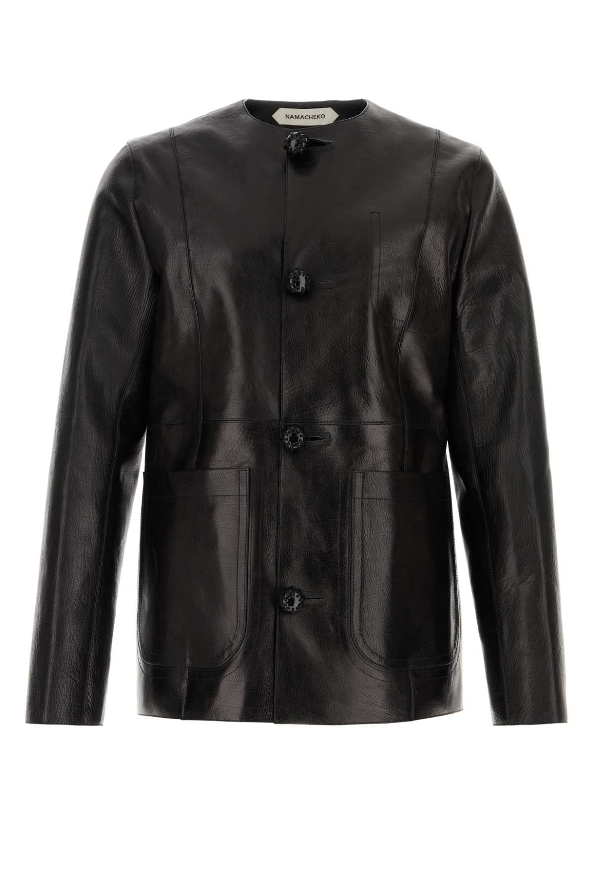 NAMACHEKO Classic Leather Jacket for Men