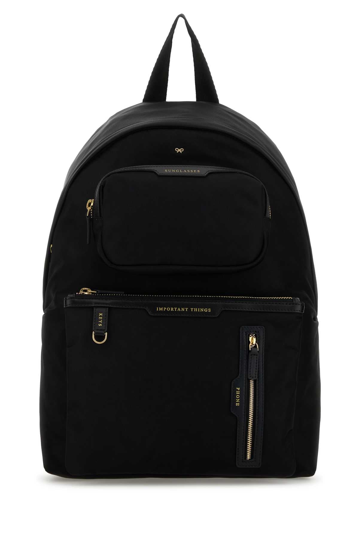 ANYA HINDMARCH Chic Canvas Backpack 30x39x13 cm