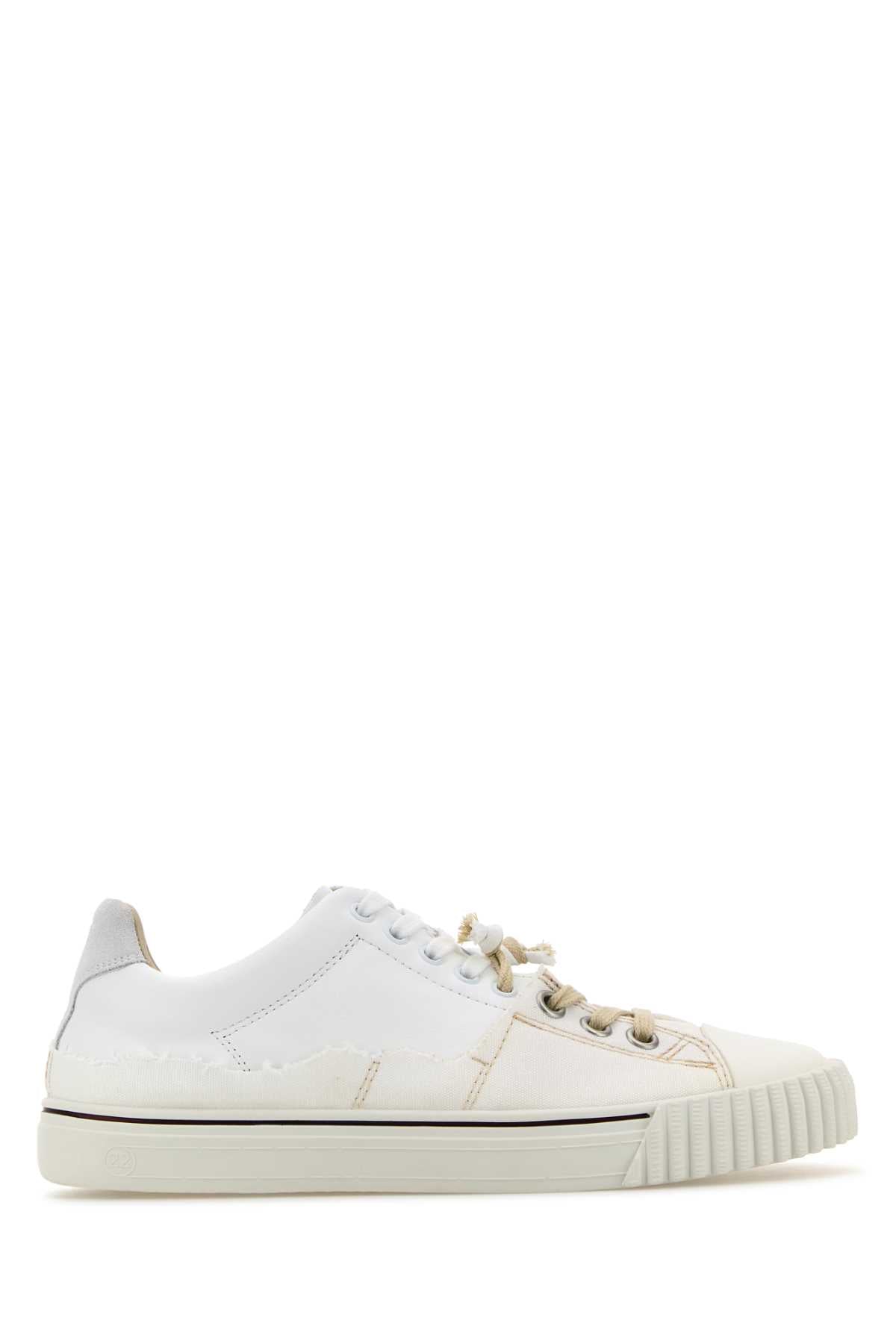 MAISON MARGIELA New Evolution Women's Leather and Canvas Sneakers