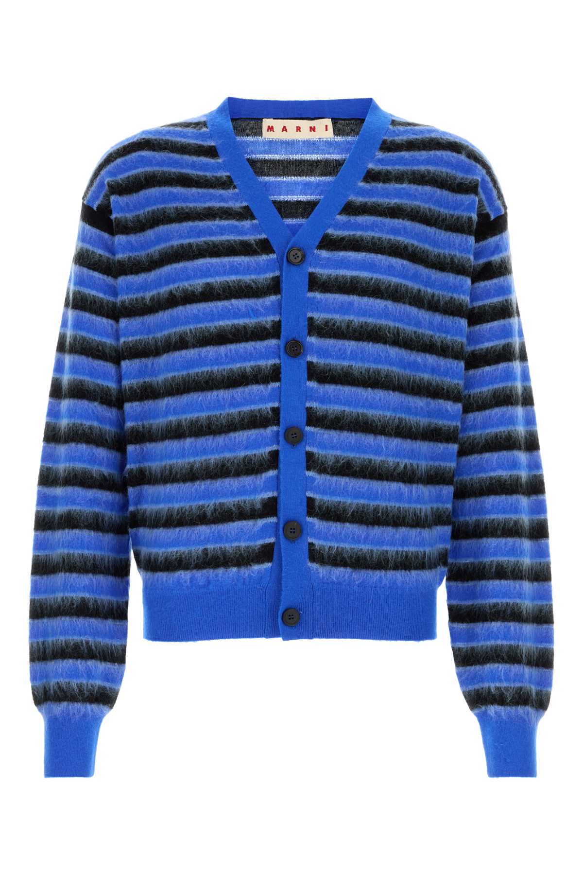 MARNI Embroidered Wool Cardigan for Men - Fall/Winter 2024 Collection