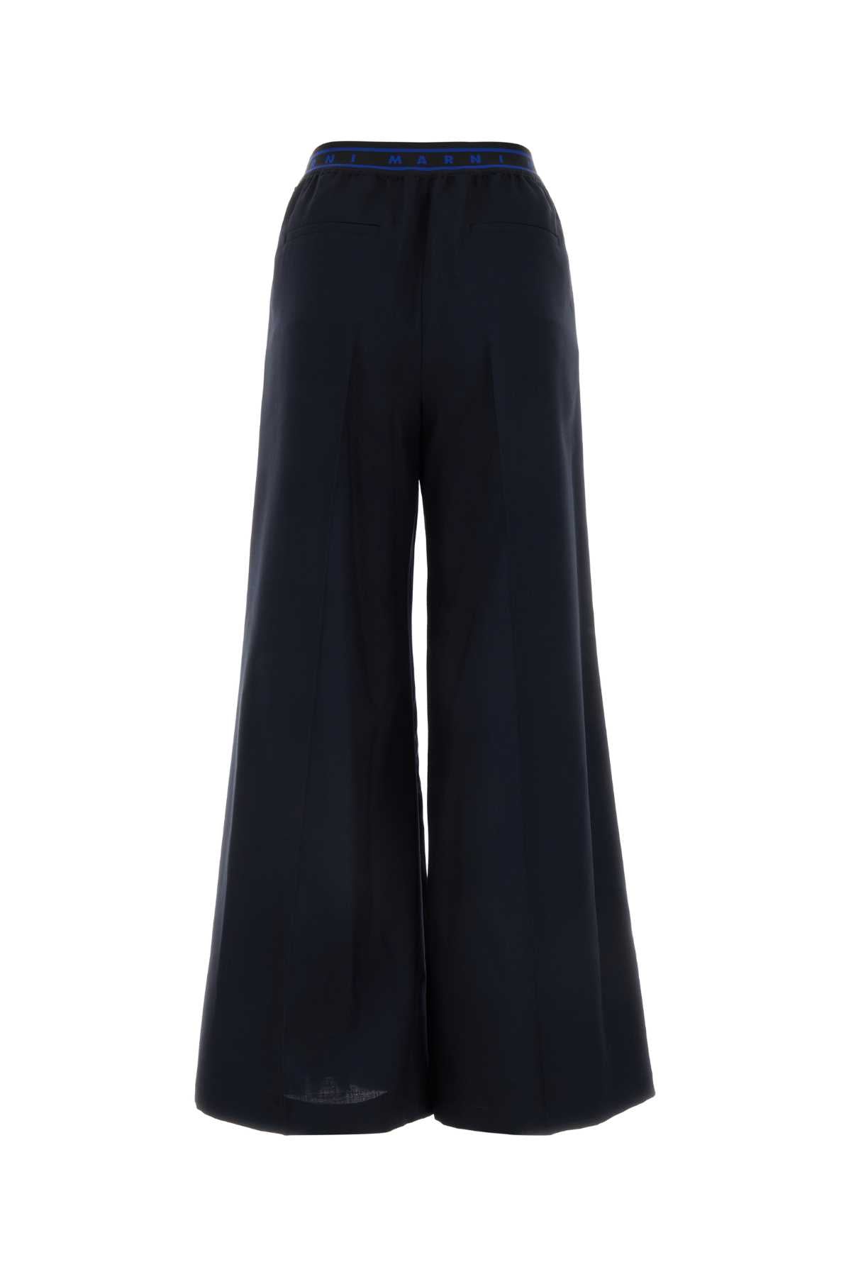 MARNI Wide-Leg Wool Pants for Modern Women