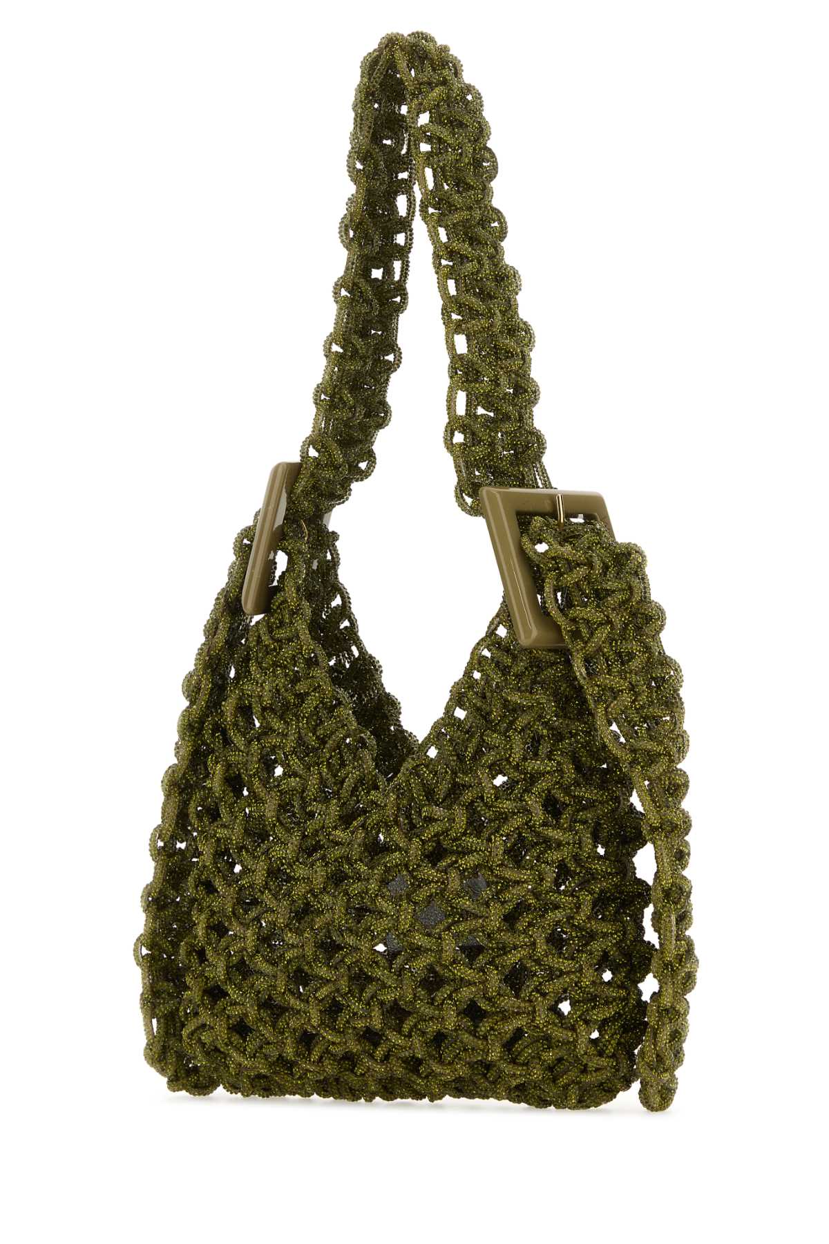 HIBOURAMA Mini Mesh Bucket Handbag