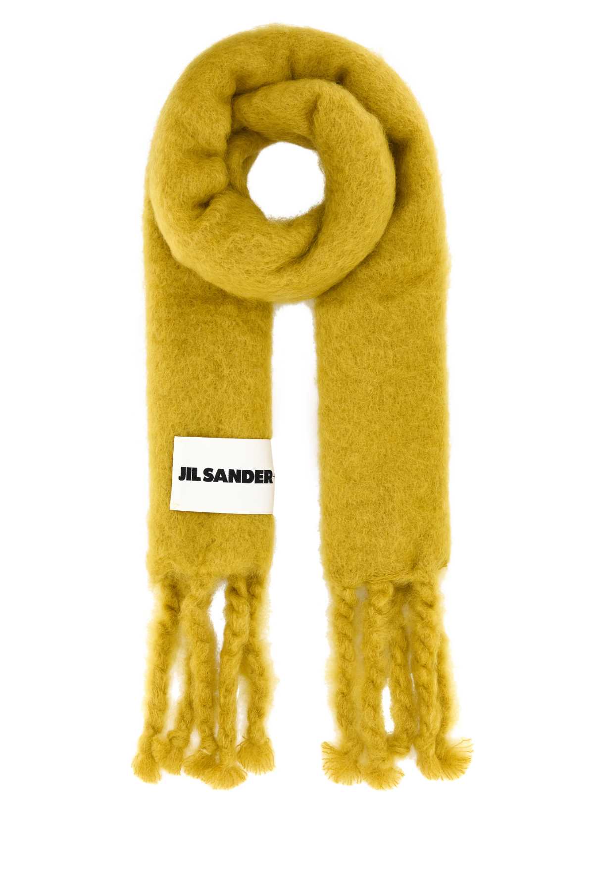 JIL SANDER Luxurious Mohair Blend Scarf - 218 cm x 127 cm