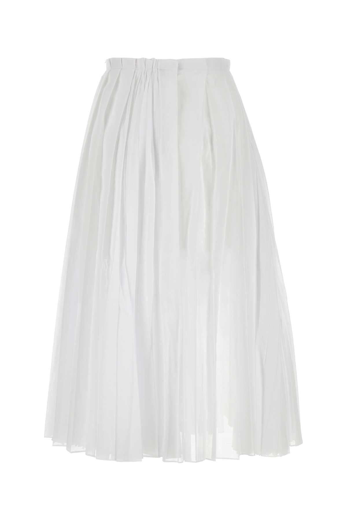 JIL SANDER Elegant Organdy Skirt for Women