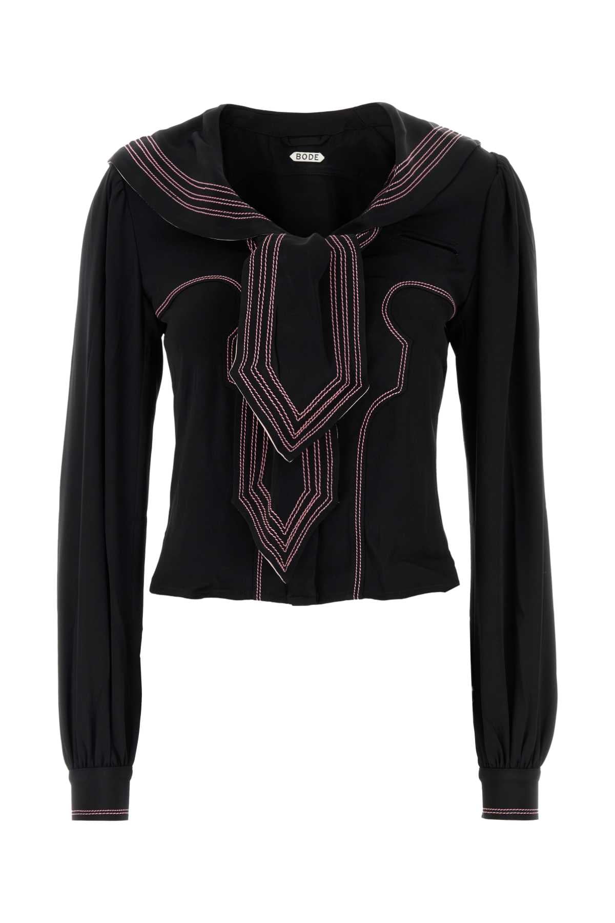 BODE Silk Seafarer Shirt for Women