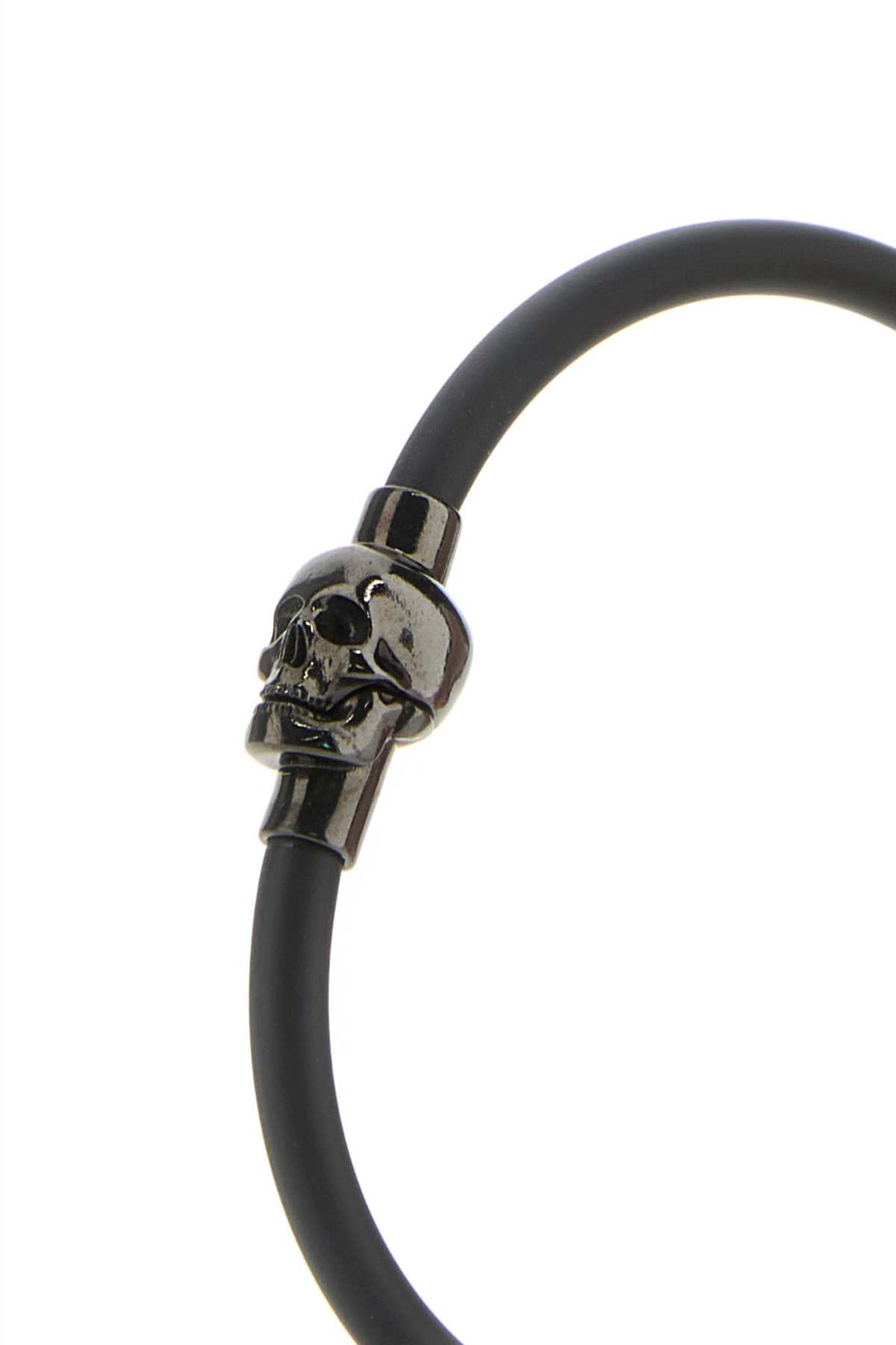 ALEXANDER MCQUEEN Skull Rubber Bracelet - 18 cm