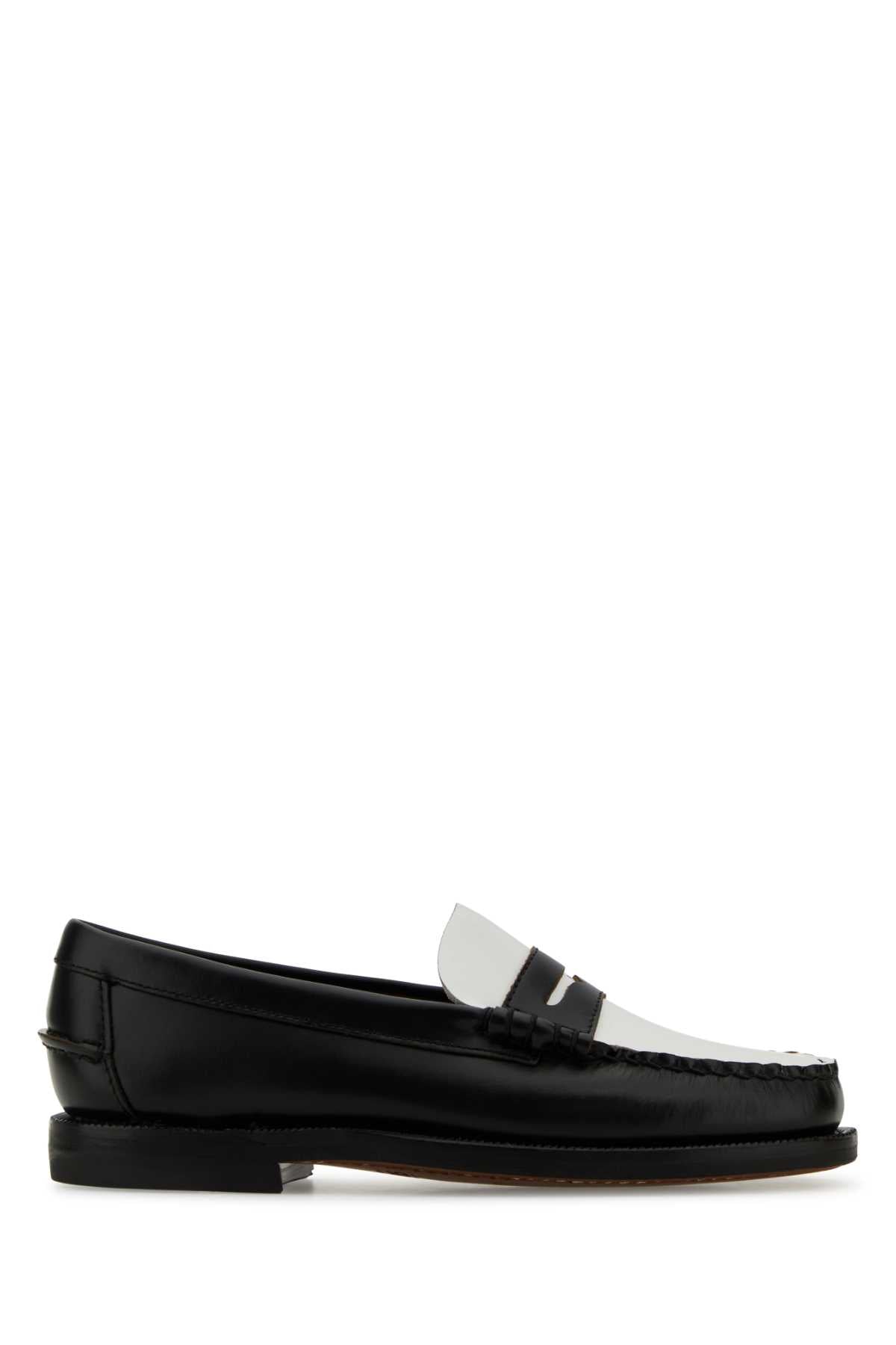 SEBAGO Classic Two-tone Leather Loafers for Women