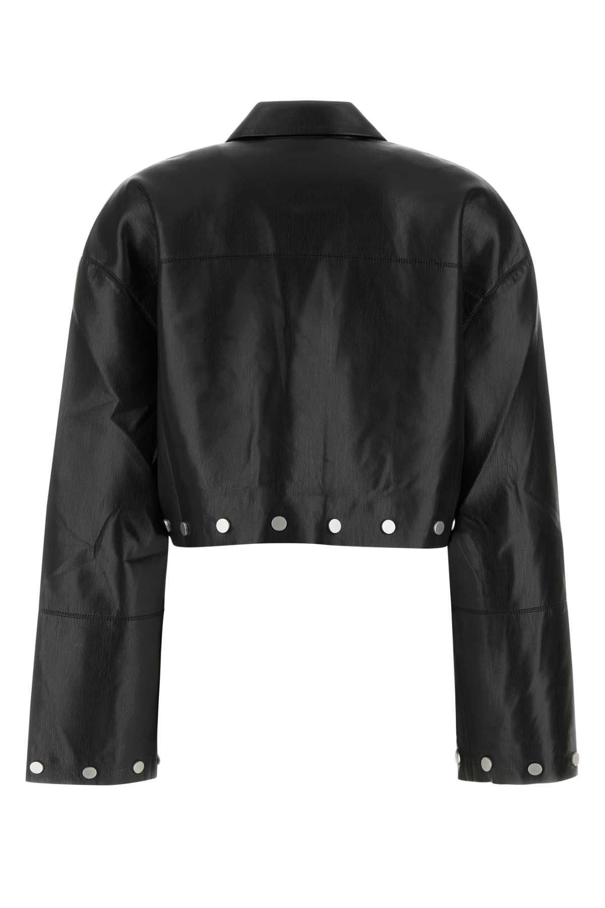 NANUSHKA Synthetic Leather Kassie Shirt for Women