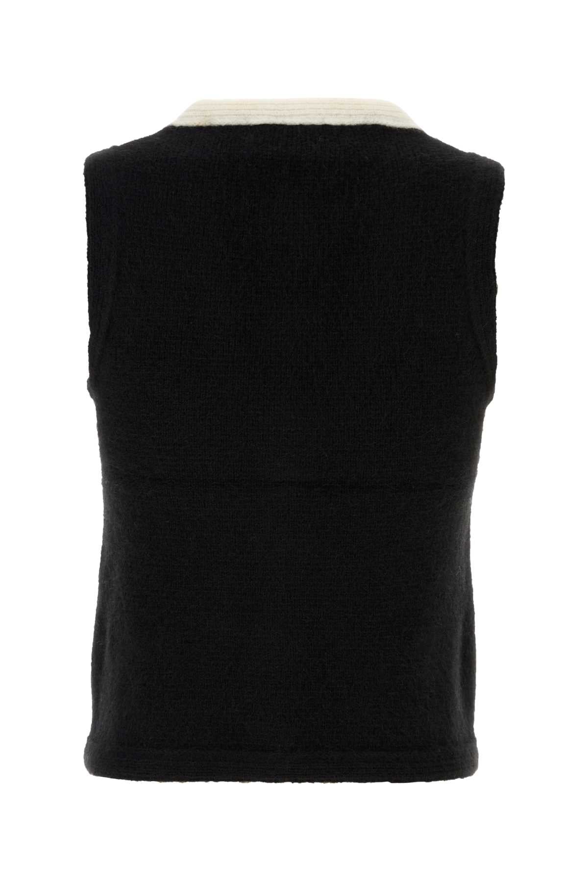 ALESSANDRA RICH Chic Alpaca Blend Vest for Women