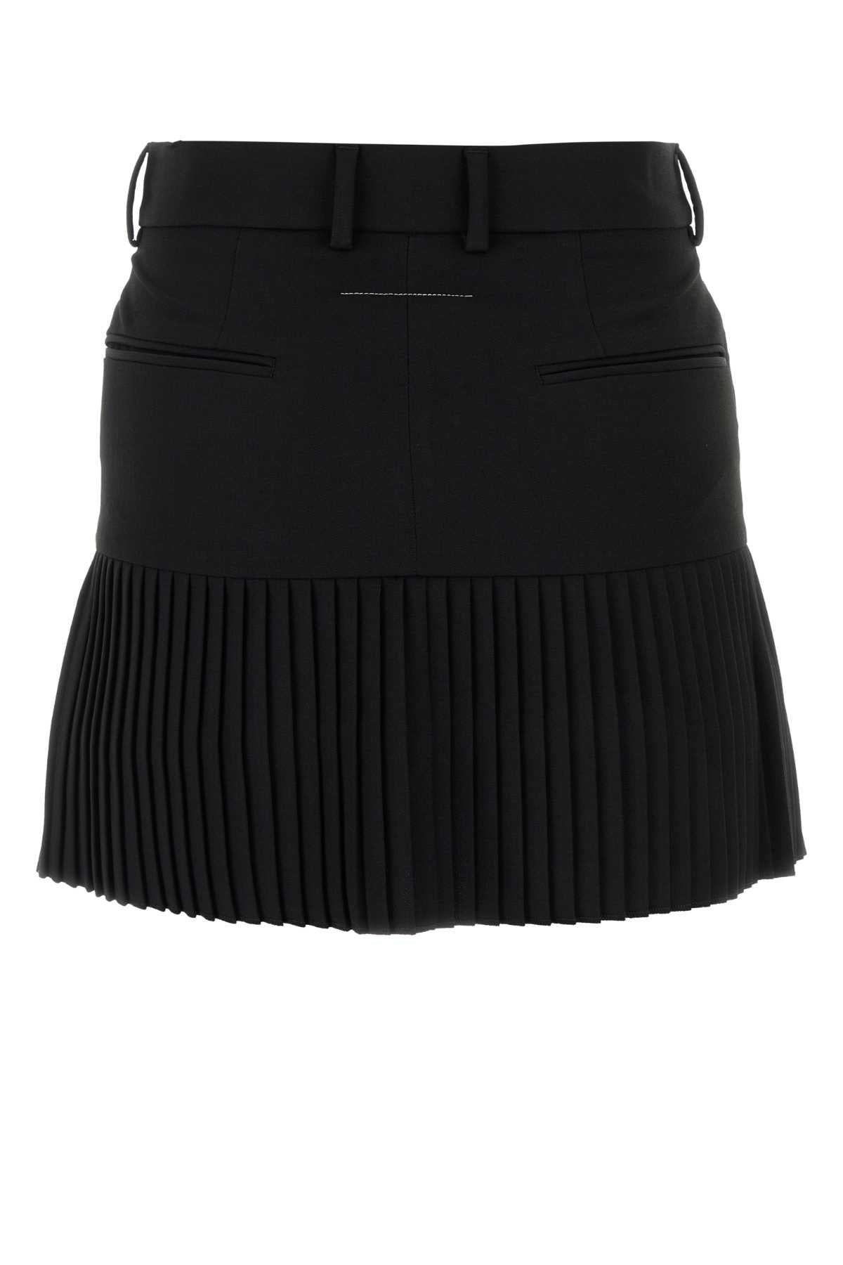 MM6 MAISON MARGIELA Chic Stretch Twill Mini Skirt