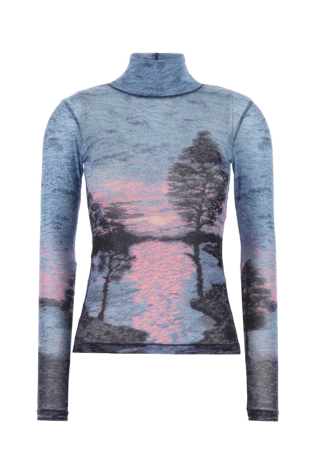 MAISON KITSUNE Printed Nylon Top for Women