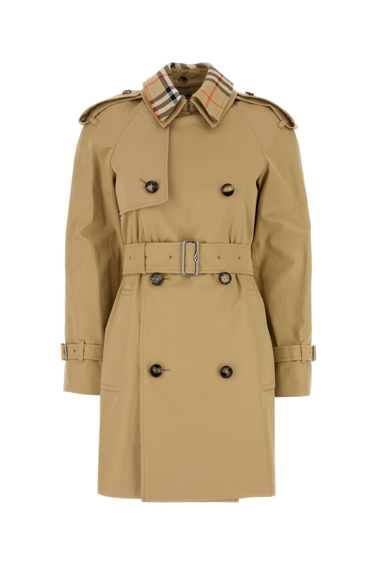 BURBERRY Cotton Trench Jacket for Women - Classic Style
