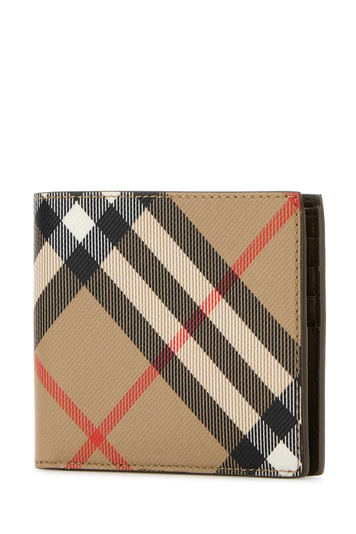BURBERRY Printed e-Canvas Wallet - 11 cm Width, 9.5 cm Height, 2 cm Depth