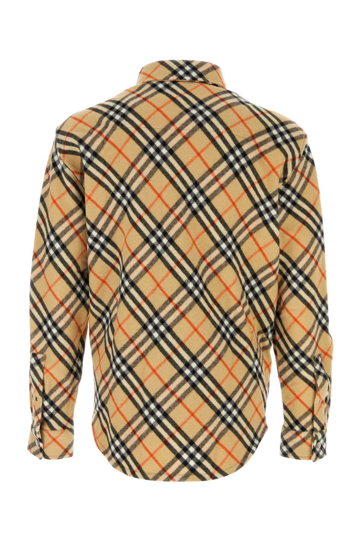 BURBERRY Embroidered Flannel Shirt for Men - Stylish & Comfortable