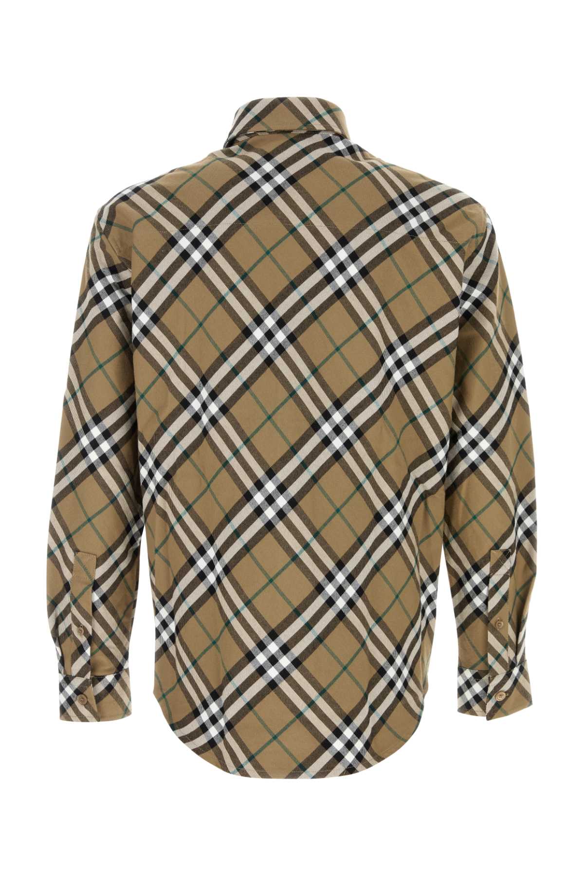 BURBERRY Embroidered Oxford Shirt for Men