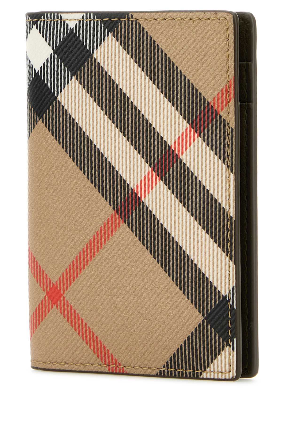 BURBERRY Printed E-Canvas Card Holder - Compact (7.5 cm x 10.5 cm)