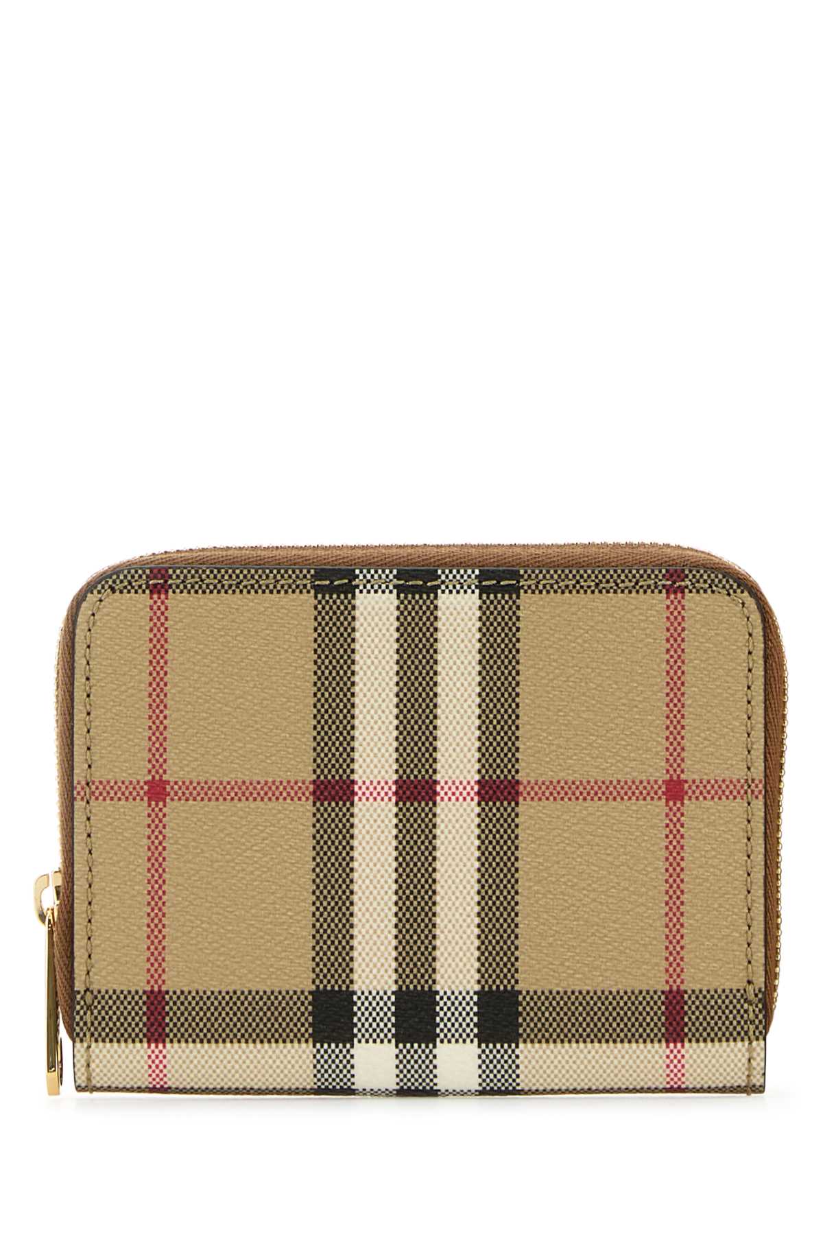BURBERRY Printed Mini Wallet - 11 cm x 8.5 cm