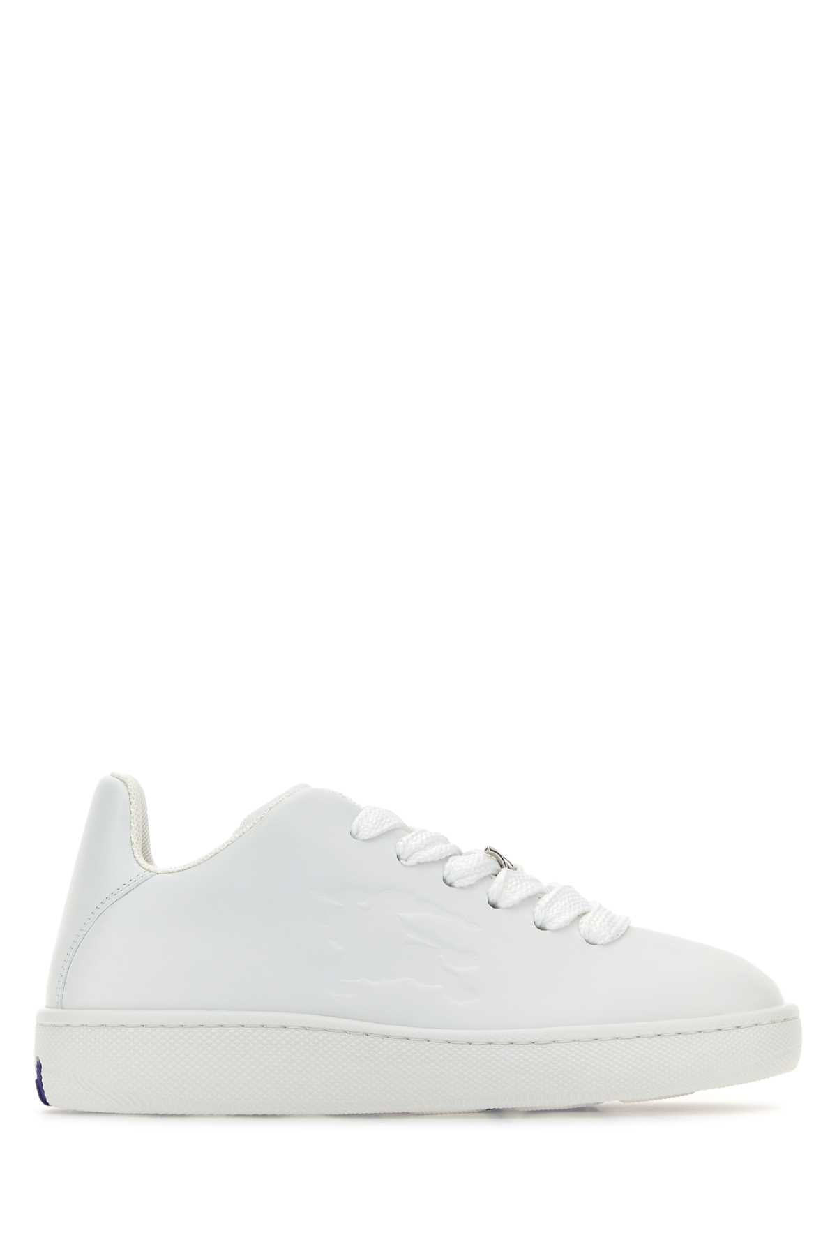 BURBERRY Elegant Women's Leather Sneakers