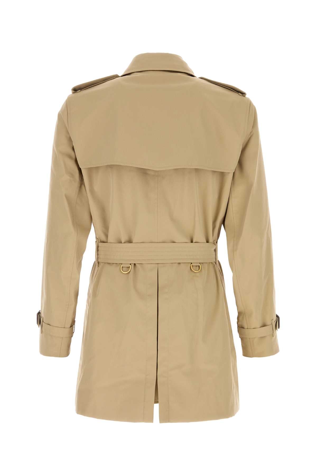 BURBERRY Classic Gabardine Trench Jacket for Men