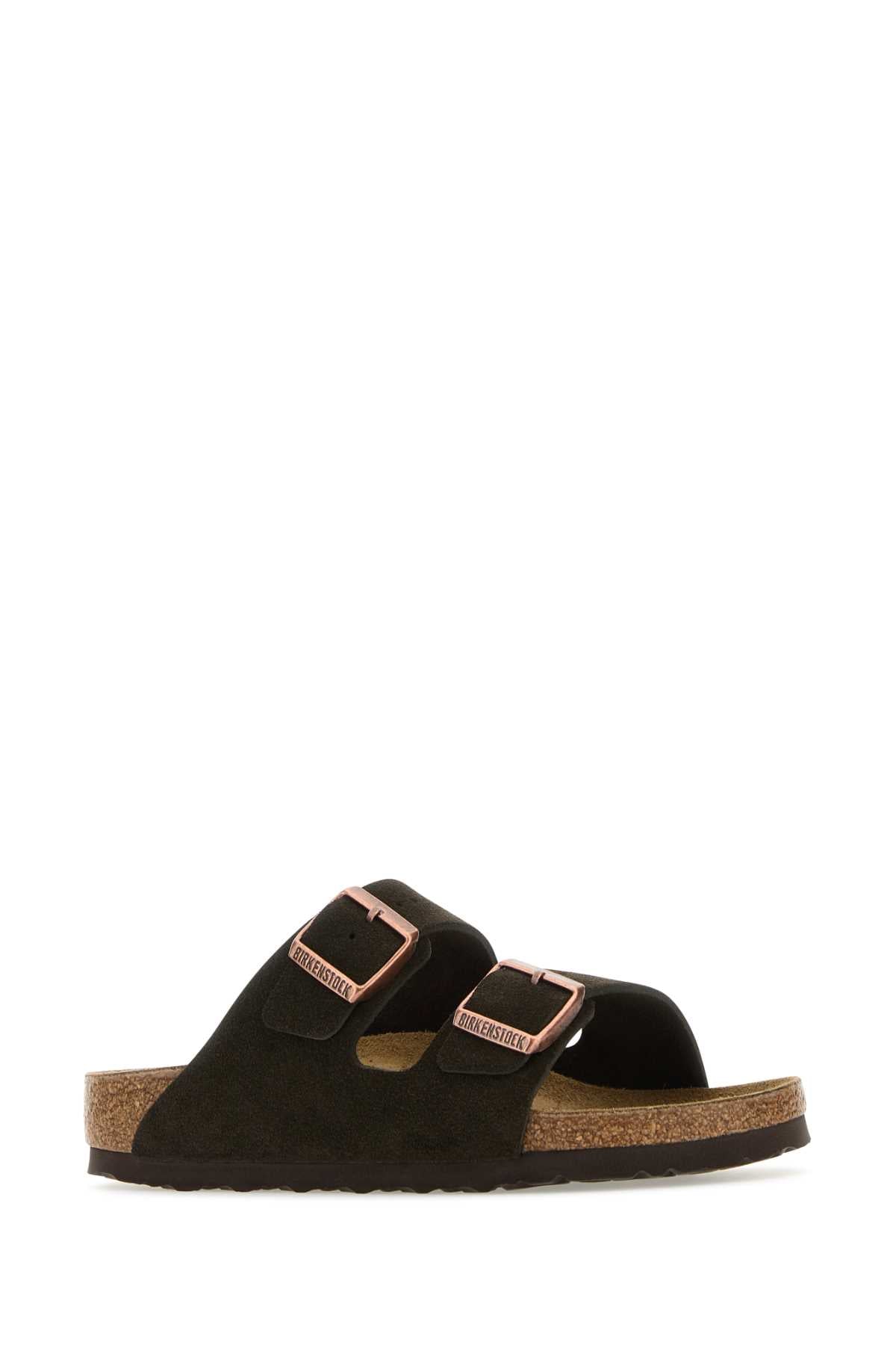 BIRKENSTOCK Unisex Suede Arizona Slippers
