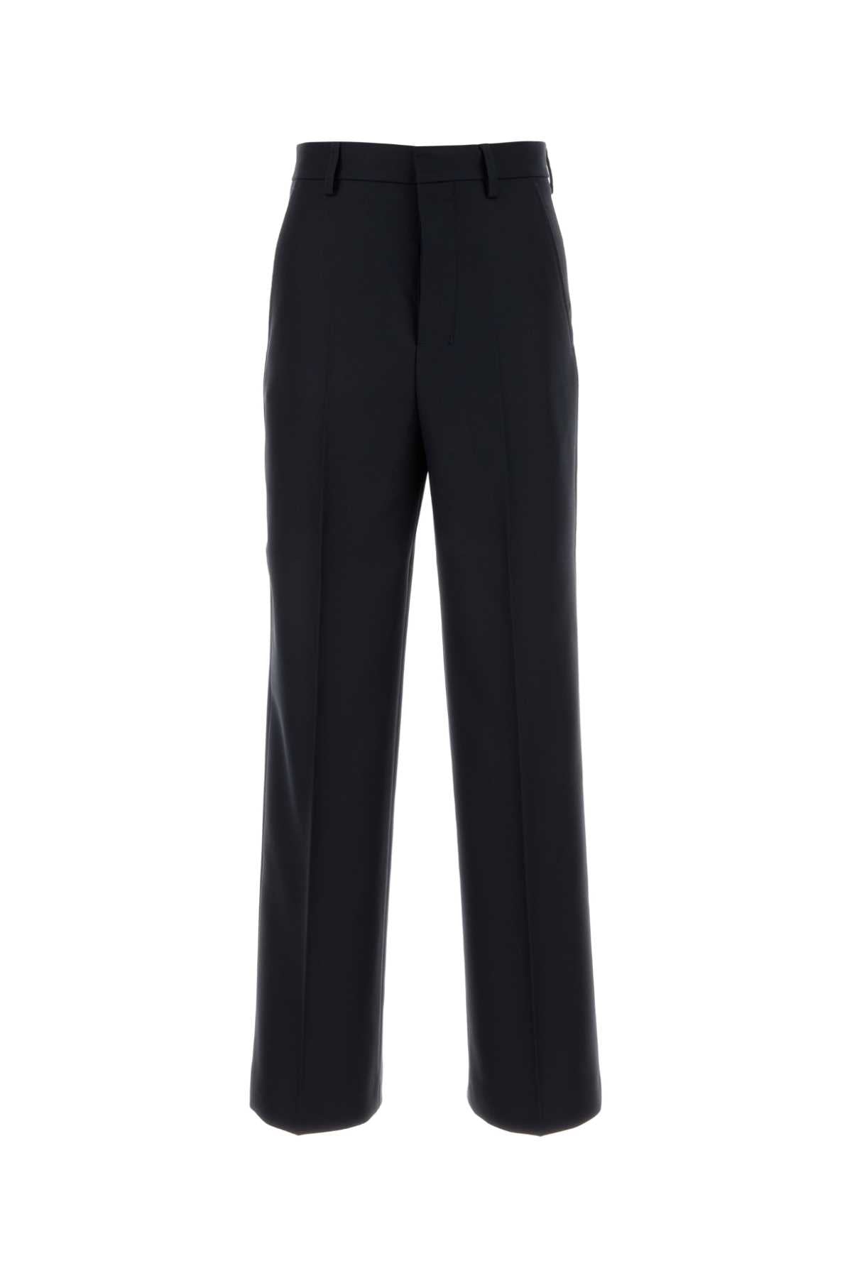 AMI Midnight Blue Wool Pant - Perfect for Fall 2025