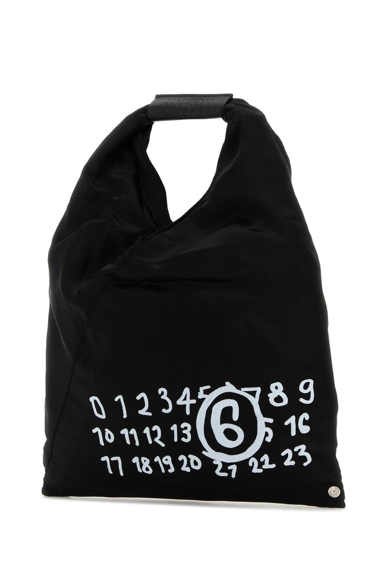 MM6 MAISON MARGIELA Mini Japanese Handbag with Silver Finishing - 34 cm x 42 cm