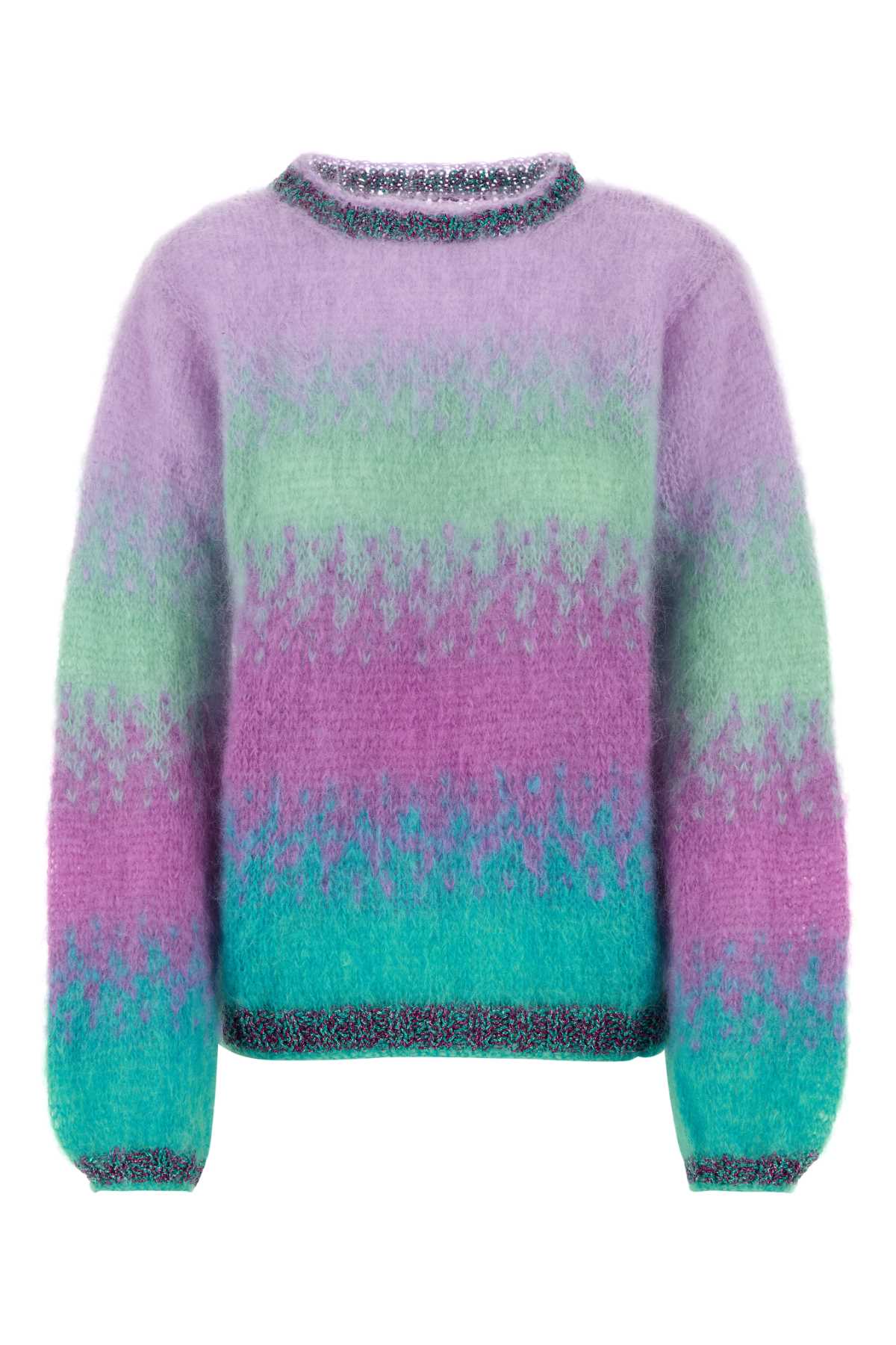 ROSE CARMINE Multicolor Mohair Blend Sweater for Women
