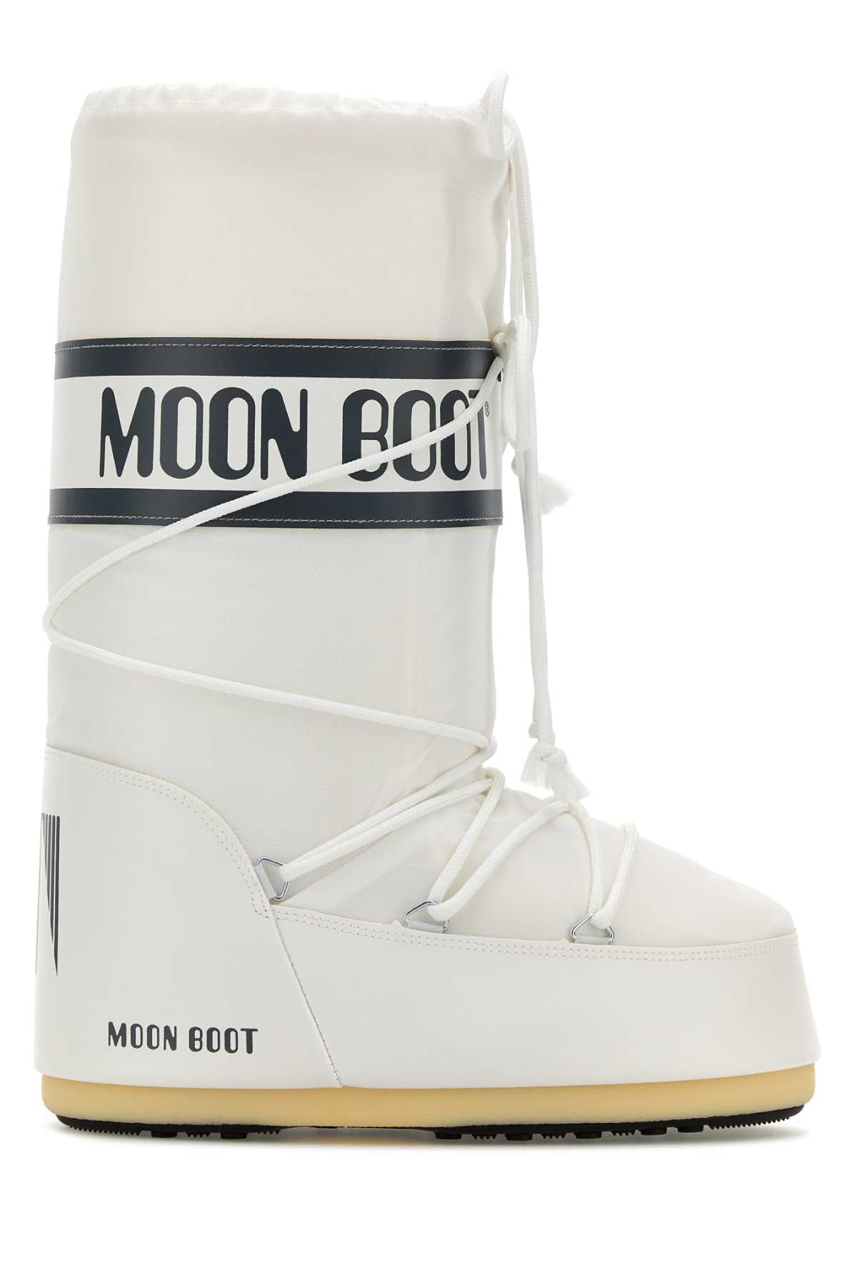 MOON BOOT Iconic Mini Nylon and Synthetic Leather Boots