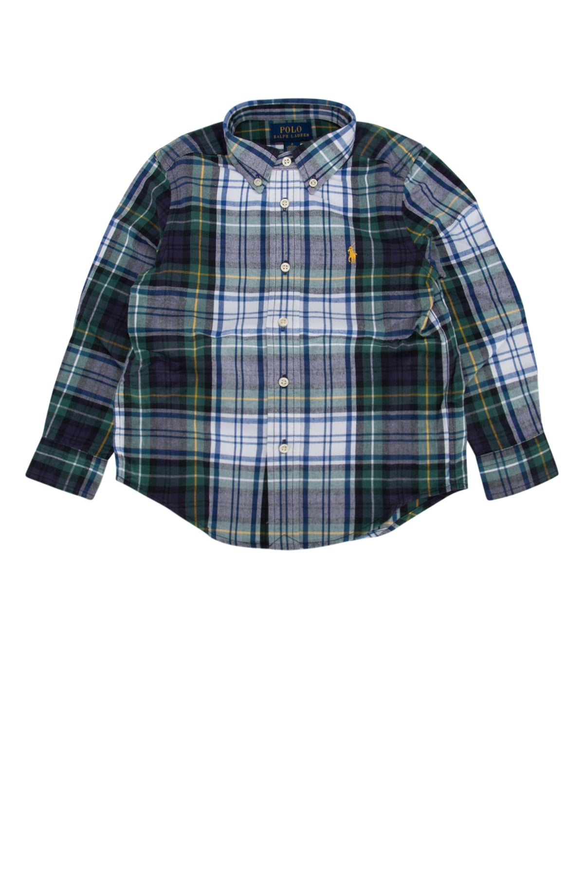 POLO RALPH LAUREN JR Mini Long Sleeve Button-Up Sport Shirt