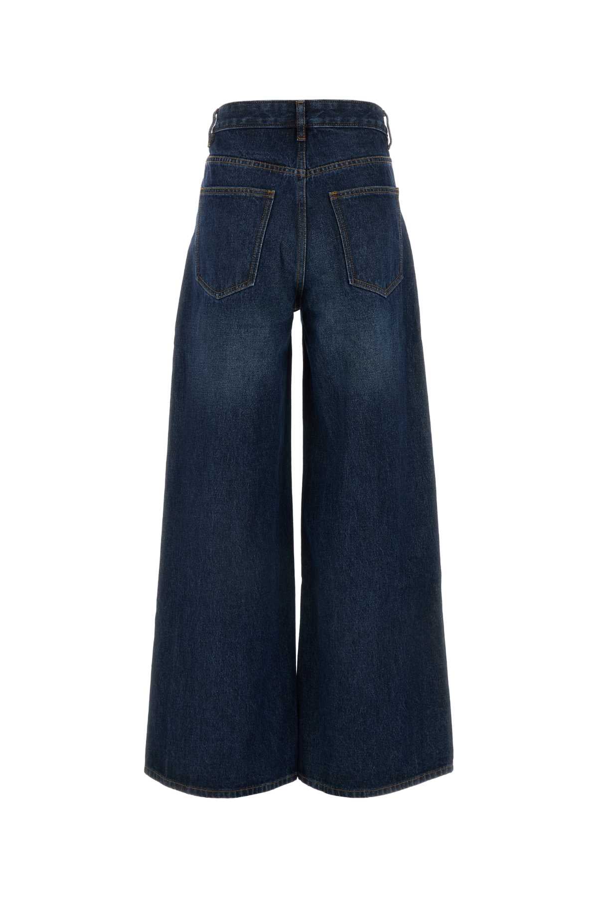 CAMILLA AND MARC Two-tone Wide-leg Jeans