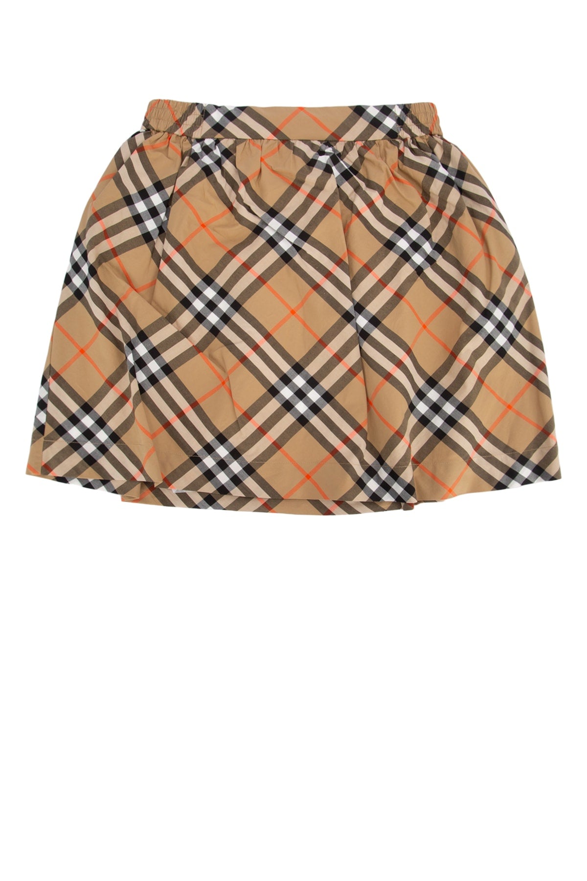 BURBERRY JR Mini Checkered Skirt for Kids