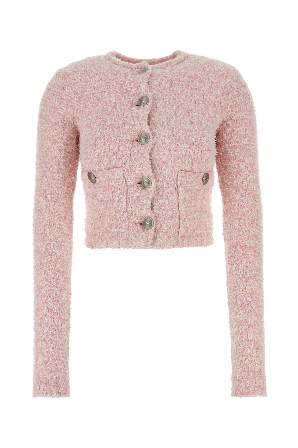 BALENCIAGA Chic Tweed Cardigan for Women