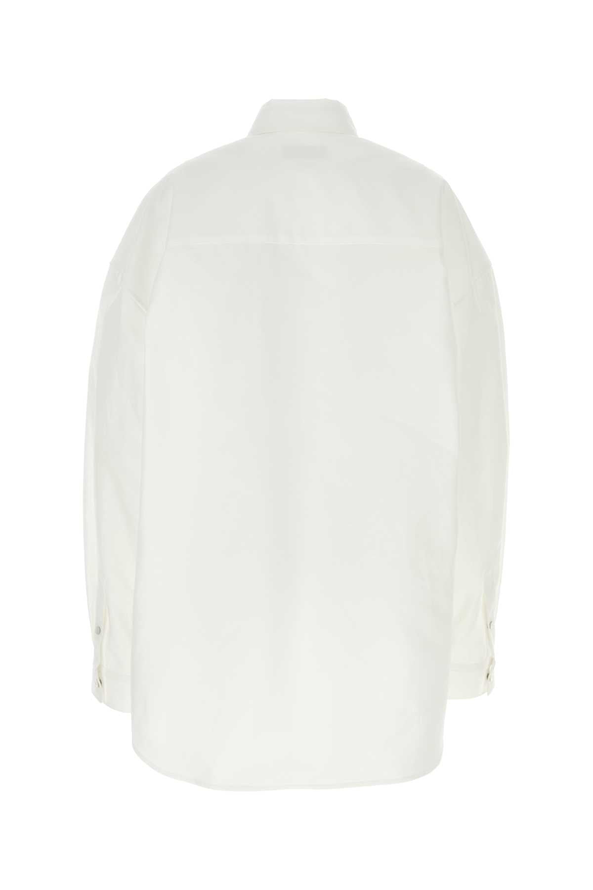 BALENCIAGA Oversized Poplin Shirt for Women